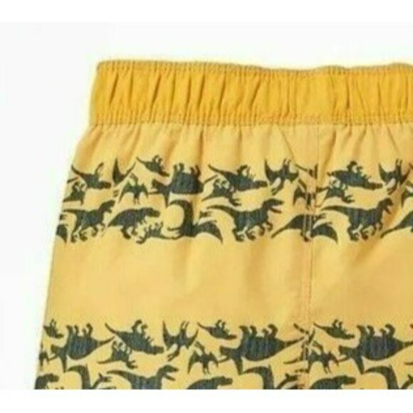 Old Navy Swim Trunks Swimsuit Toddler Dinosaur Yellow 18-24 Mos. NWT LH4017 - Picture 3 of 5
